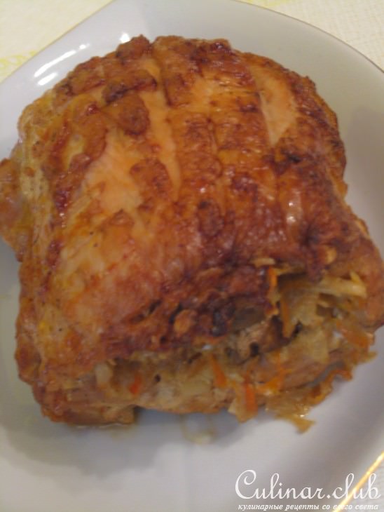 Рождественское фаршированное мясо