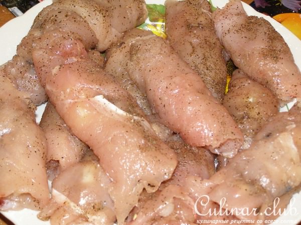 Мясные пальчики с черносливом(может вариант)