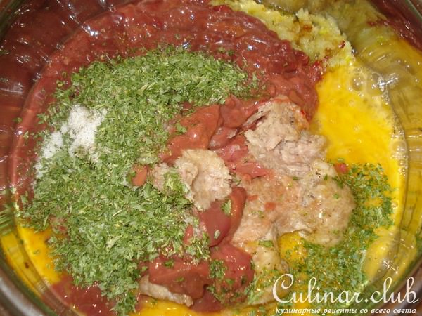 мясной паштет с куриной печенью/версия/