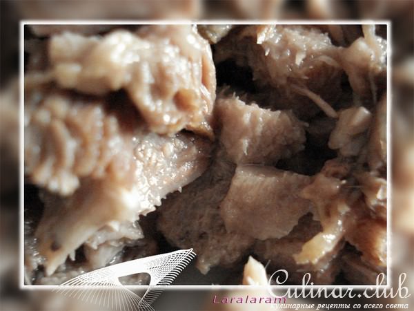 Паштетная КОЛБАСА с языком (без оболочки!), так что...