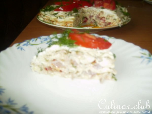 Кабачковый тортик (мой вариант)