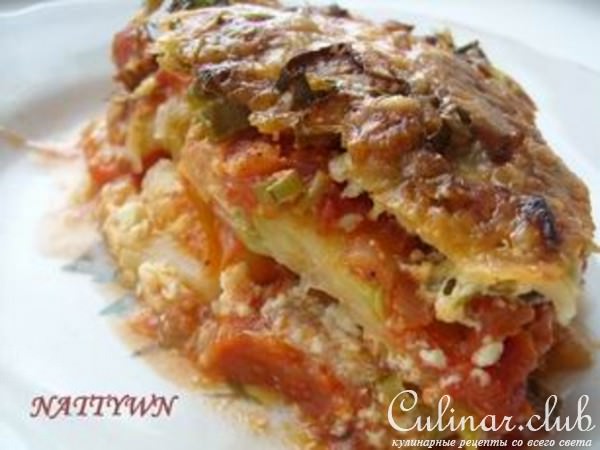 Аппетитная овощная мусака под сырной корочкой
