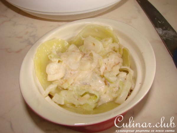 Картофельно-луковый крамбль