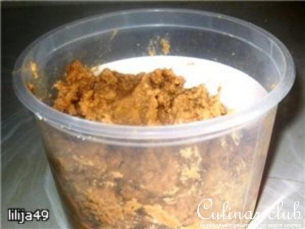 Паштет из чечевицы с курагой и орехами (Мшош)