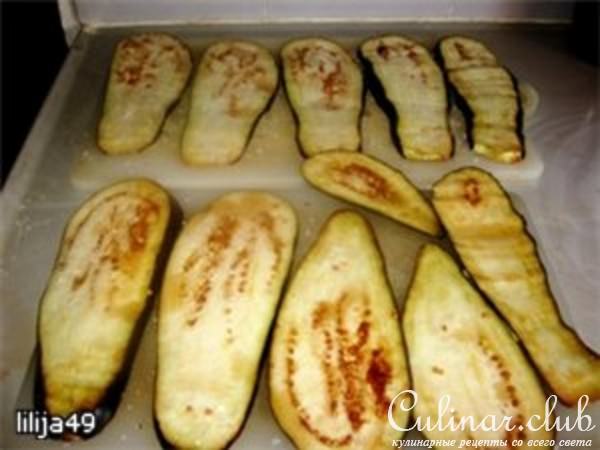 баклажанные рулетики с творогом