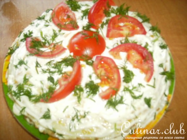 Кабачковый тортик (мой вариант)