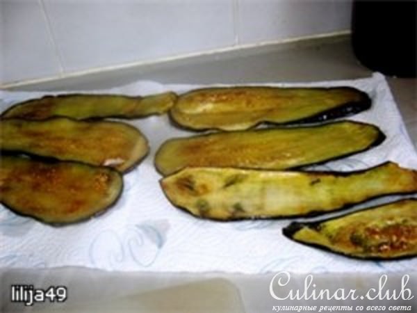 баклажанные рулетики с творогом