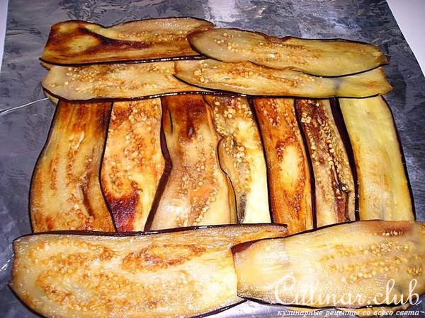 Роллы из баклажана