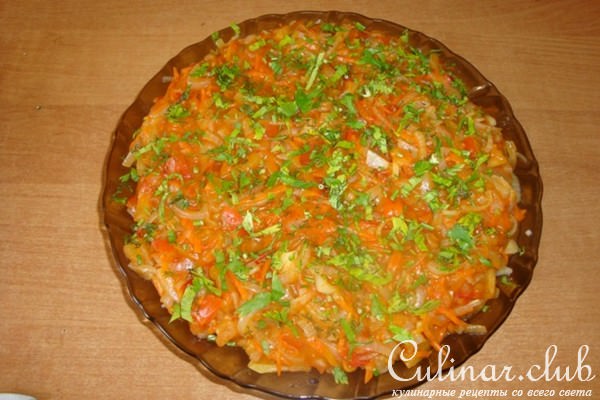 Блюдо кабачков