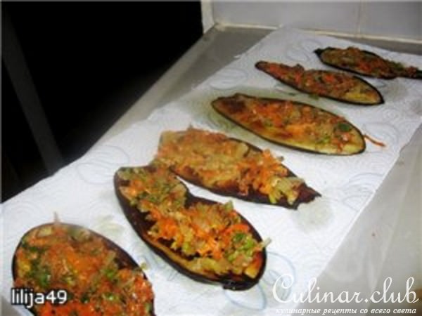 Баклажаны с орехами