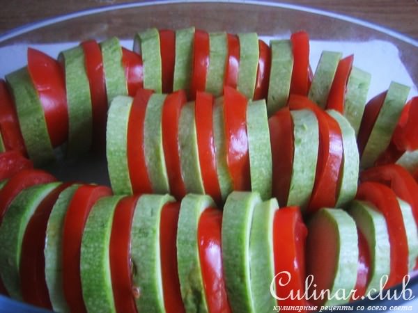 Кабачки с сыром фета