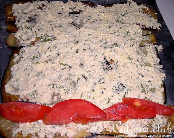 Роллы из баклажана