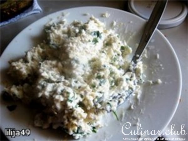 баклажанные рулетики с творогом