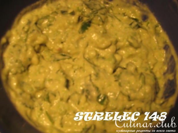 Башенки "Постные" с соусом.
