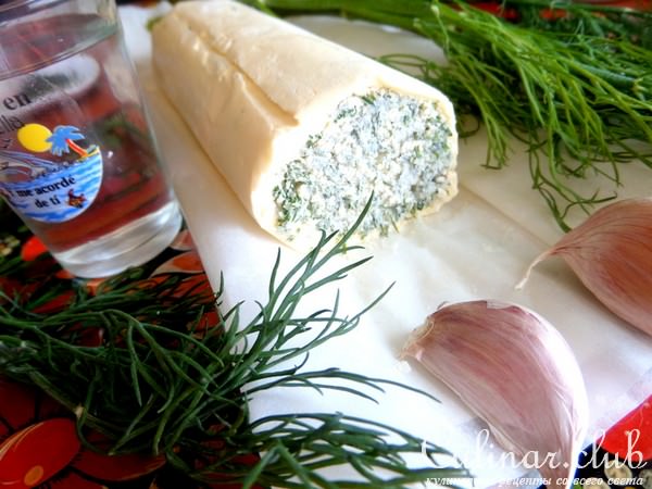 Сливочное масло с крабом и зеленью