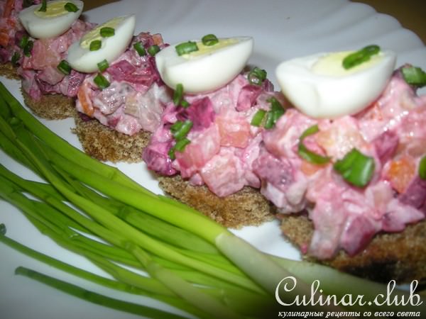 Закусочка с селедочкой