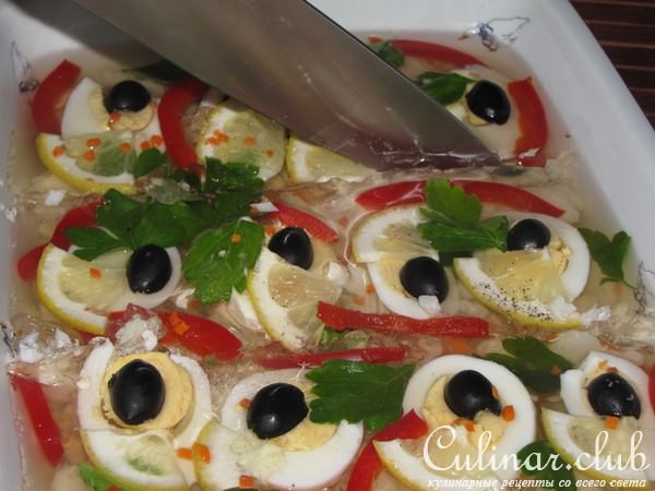 Рыбное заливное(мой вариант)
