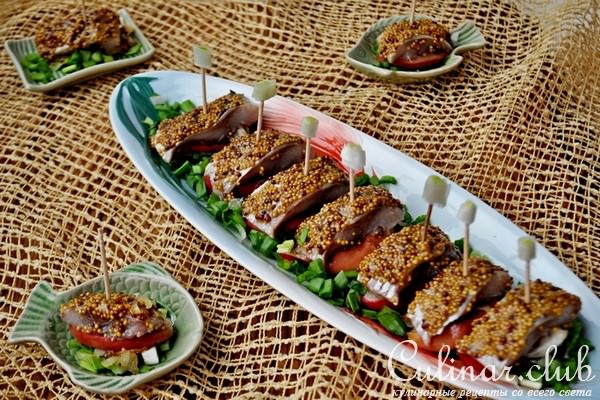 Закуска из сельди с яблоками