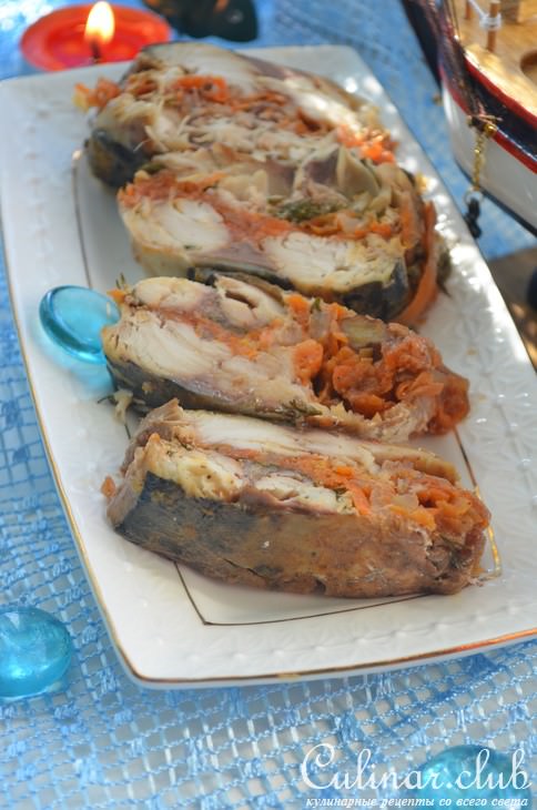 Скумбрия с морковью