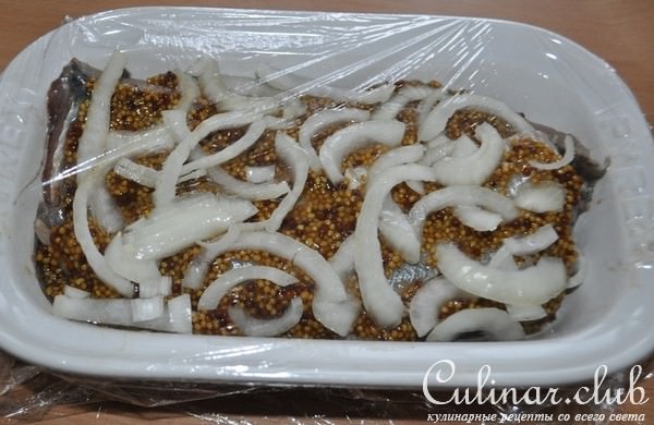 Закуска из сельди с яблоками