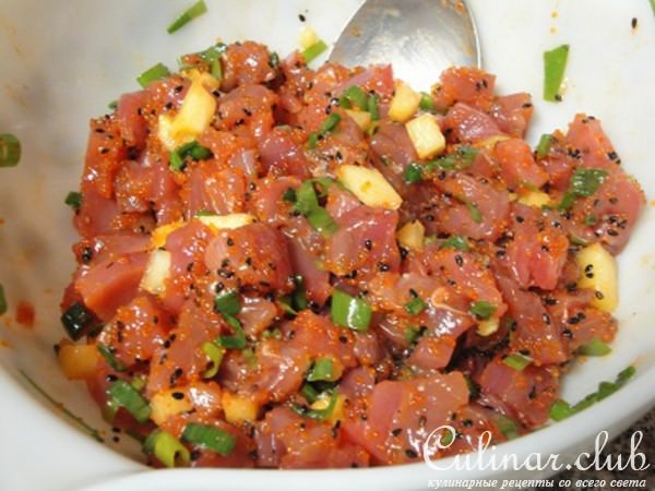 Желто-Пёрый с Икрой Летучей Рыбы и Ананасом ! ! !