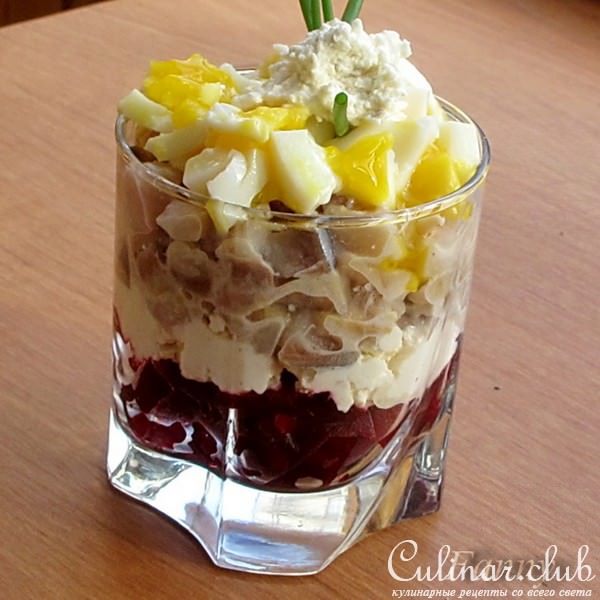 Веррины со свеклой и селедкой