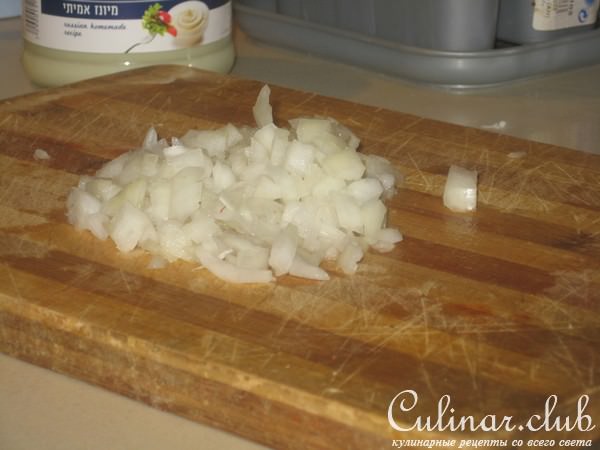Шарики из крабовых палочек.