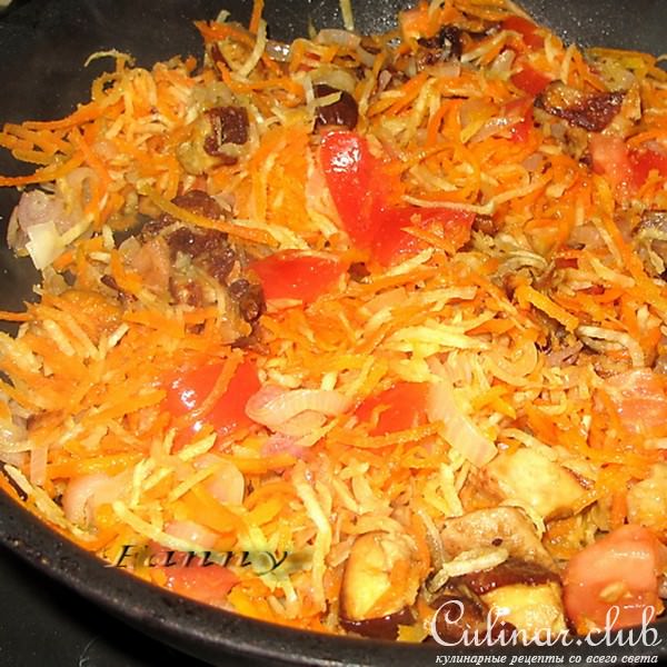 Рыба под маринадом с грибами