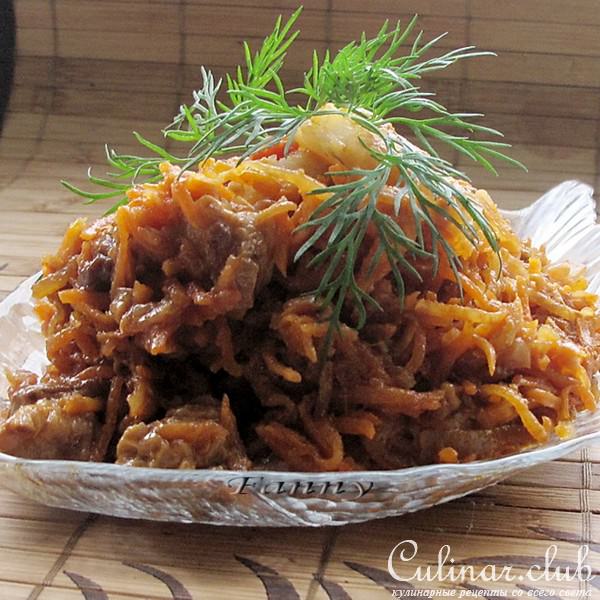 Рыба под маринадом с грибами