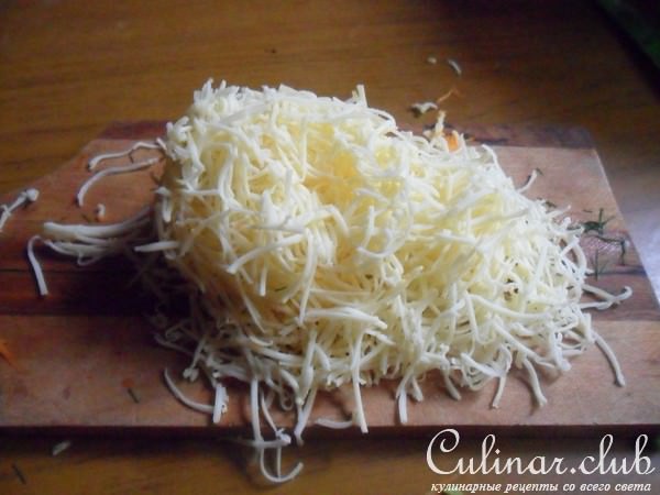Тыквенный хлеб с зелёным луком и сыром