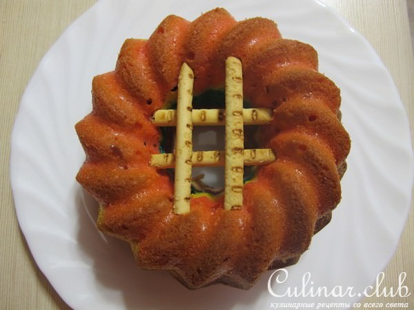 Радужный кекс "Ловушка для гнома "- Leprechaun Trap Cake