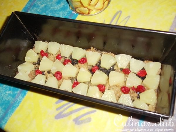 Кокосовые кексы с ананасами
