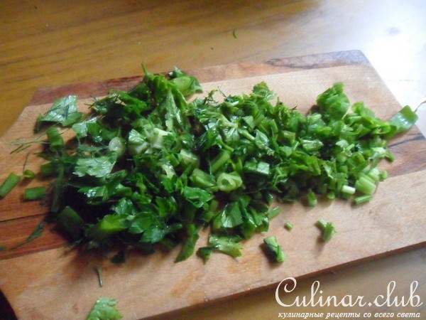 Тыквенный хлеб с зелёным луком и сыром