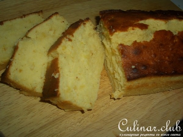 Лимонный кекс