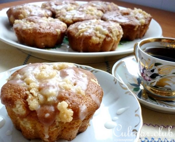 Лимонные кексы к утреннему кофе