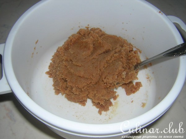 КЕКС С МЁДОМ И ЯБЛОКАМИ
