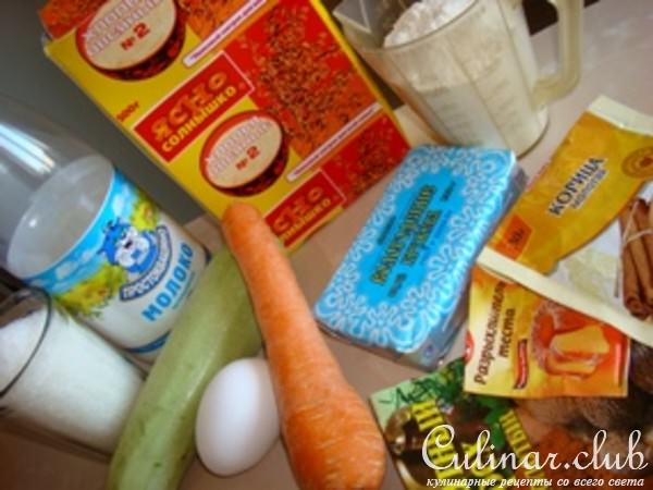 Mаффины с овсяными хлопьями, кабачком и морковью
