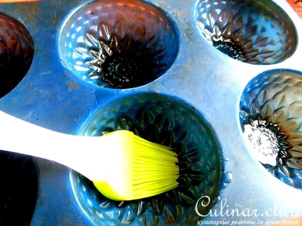 Кексы-маннички с бананом и сырочками