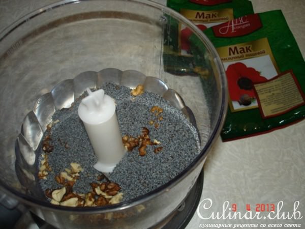 Маковые маффины без муки с лавандовым мороженым