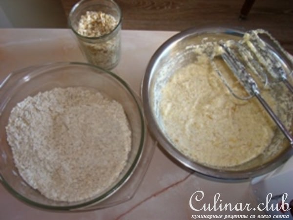 Овсяно-ореховый кекс