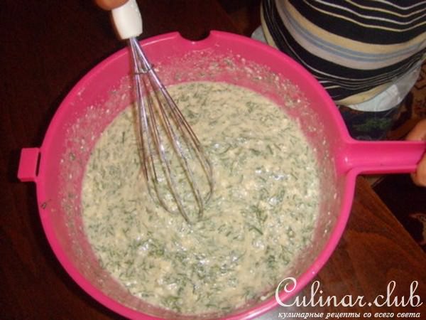 СЫРНЫЙ КЕКС С УКРОПОМ