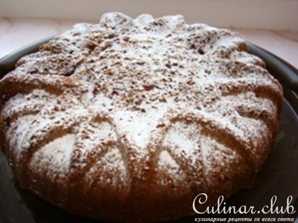 Клюквенный кекс с маком