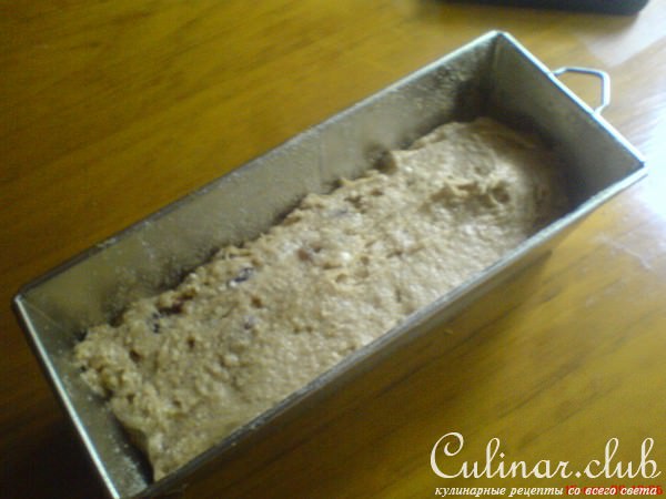 Кекс из ржаной муки