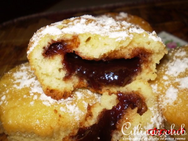 кексы с начинкой (вариант)