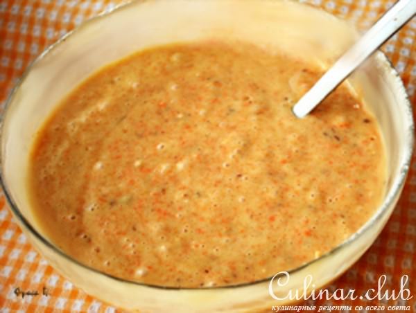 Морковные кексы с орехами