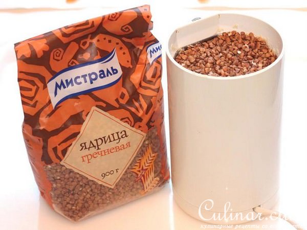 Шоколадно-гречневый кекс