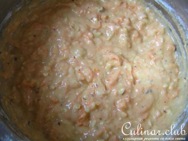Морковные кексы с фундуком (постные)