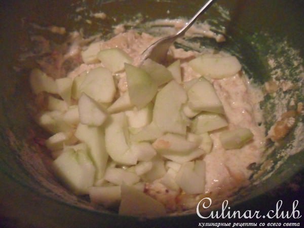 Маффины с овсянкой и яблоками
