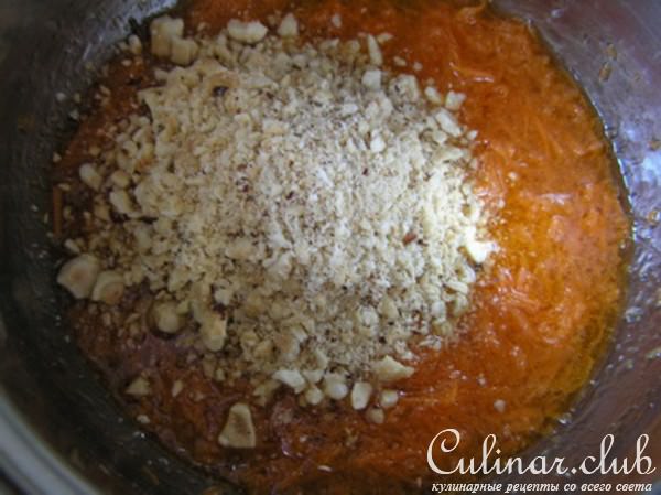Морковные кексы с фундуком (постные)