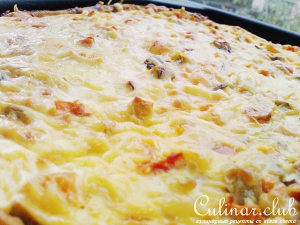 Овощной киш с брынзой